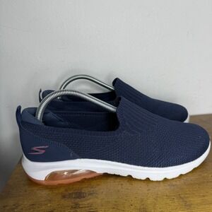 Skechers GOwalk Air Slip-On Walking Shoes Women's Size 10 Navy Blue